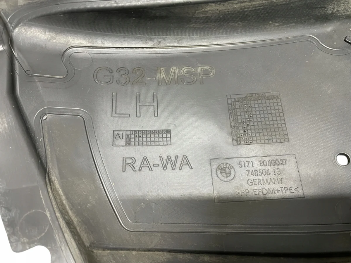FRONT LEFT WHEEL ARCH M-PAKIET COMPLETE BMW 6 GT G32 LCI LIFT - Image 6