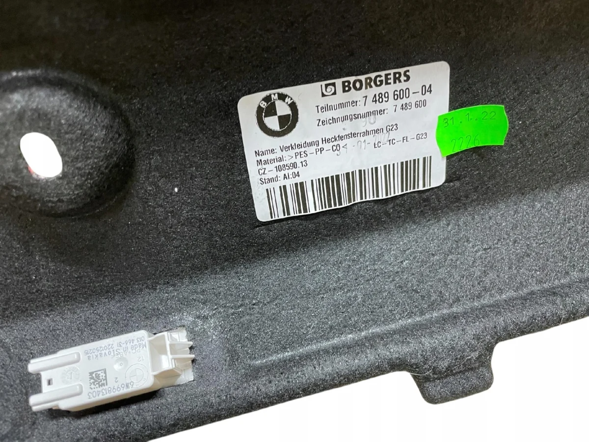 OSŁONA NAKŁADKA TYLNEJ SZYBY BMW 4 G23 IDEAŁ - obrazek 5