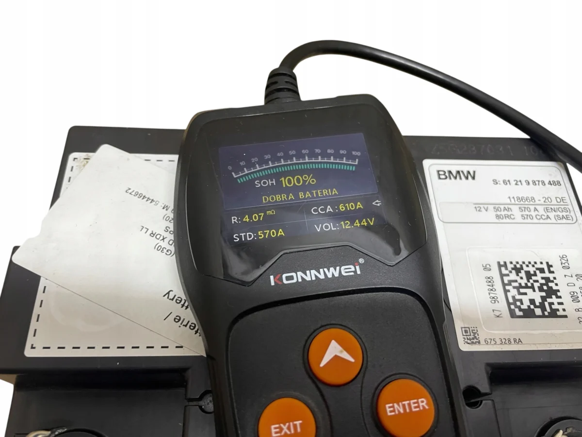 AKUMULATOR AGM START-STOP 12V 50AH 570A MINI 2022R ORYGINAŁ - obrazek 6