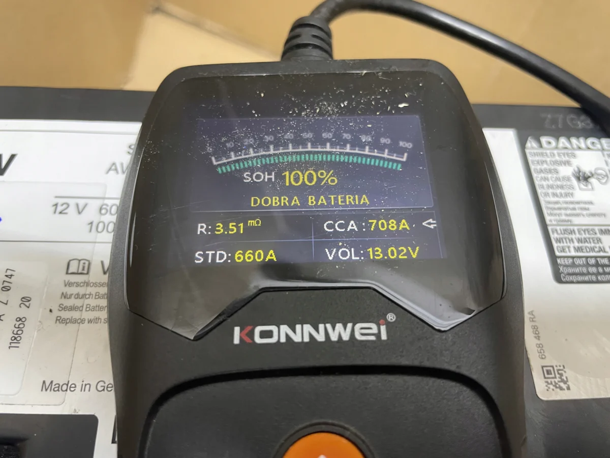 AKUMULATOR AGM START-STOP 12V 60AH 660AH BMW 2023R ORYGINAŁ - obrazek 6