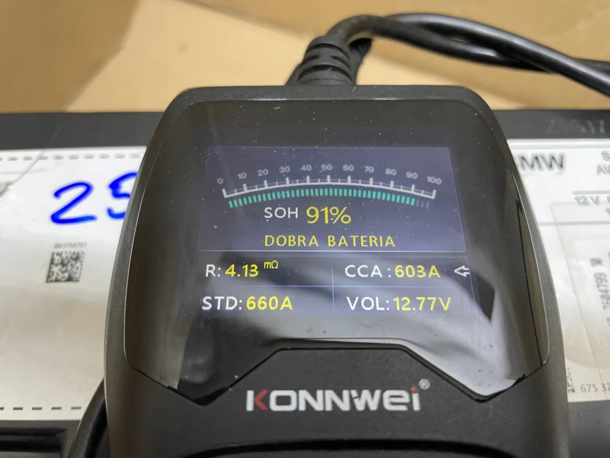 AKUMULATOR AGM START-STOP 12V 60AH 660AH BMW 2021R ORYGINAŁ - obrazek 6