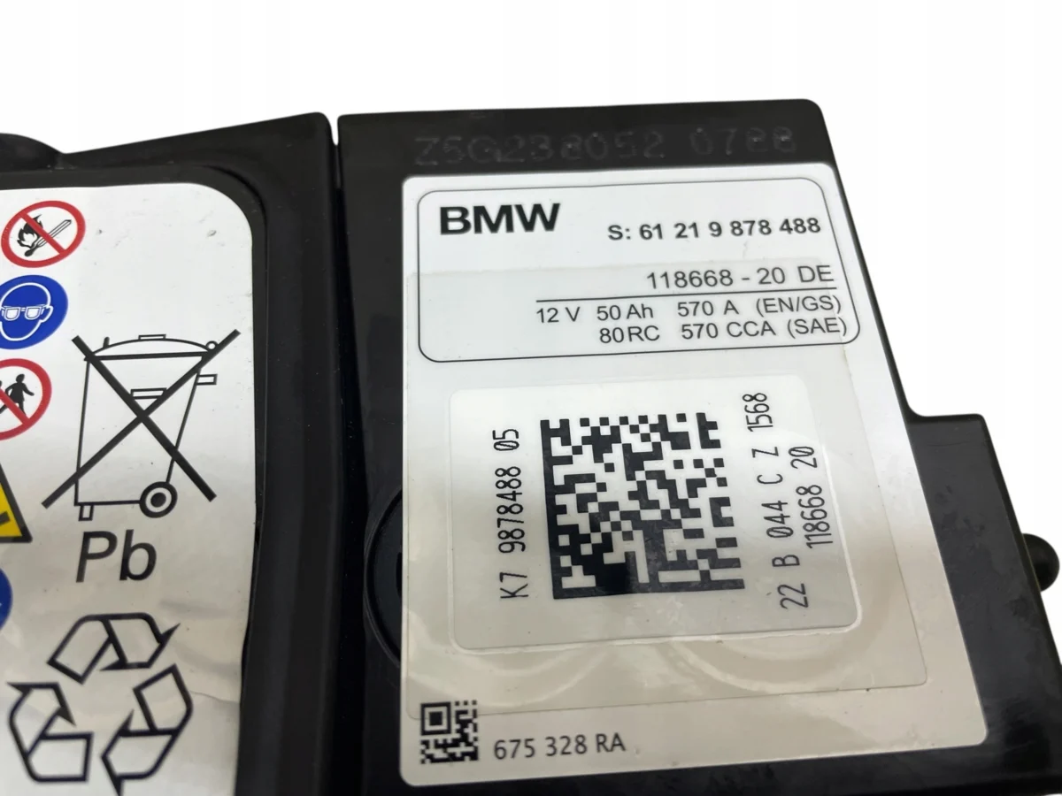 AKUMULATOR AGM START-STOP 12V 50AH 570A MINI 2022R ORYGINAŁ - obrazek 4