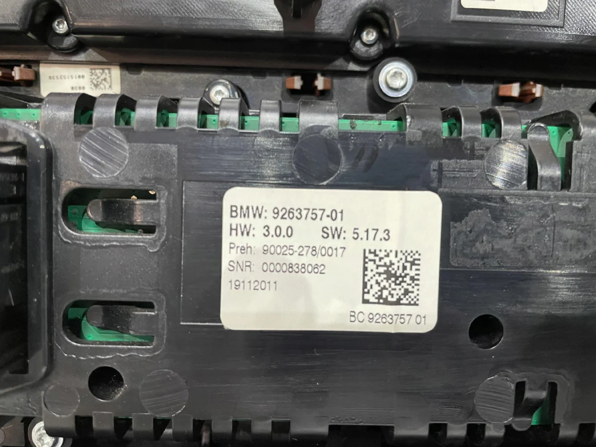 PANEL KLIMATYZACJI RADIA BMW 5 F10 F11 - obrazek 5