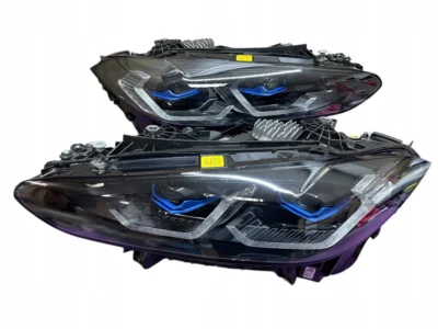 LAMPY LAMPA LEWA + PRAWA LASER BLACK SHADOW CZARNA BMW 4 G22 G23 G26 EUROPA