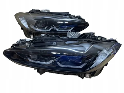 LAMPY LAMPA LEWA + PRAWA FULL LED BLACK SHADOW CZARNE BMW 4 G22 G23 G26 EU