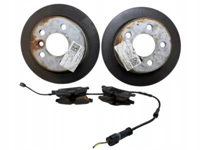 TARCZE HAMULCOWE TYŁ 259x10 + KLOCKI + CZUJNIK KPL MINI F55 F56 F57 10KM