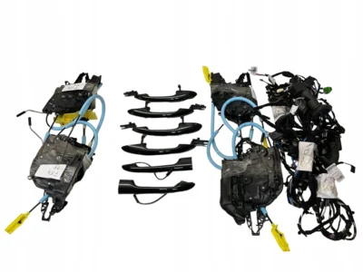 KLAMKI KEYLESS + ZAMKI + INSTALACJA CZARNE POŁYSK MINI F54 F54 LCI CLUBMAN