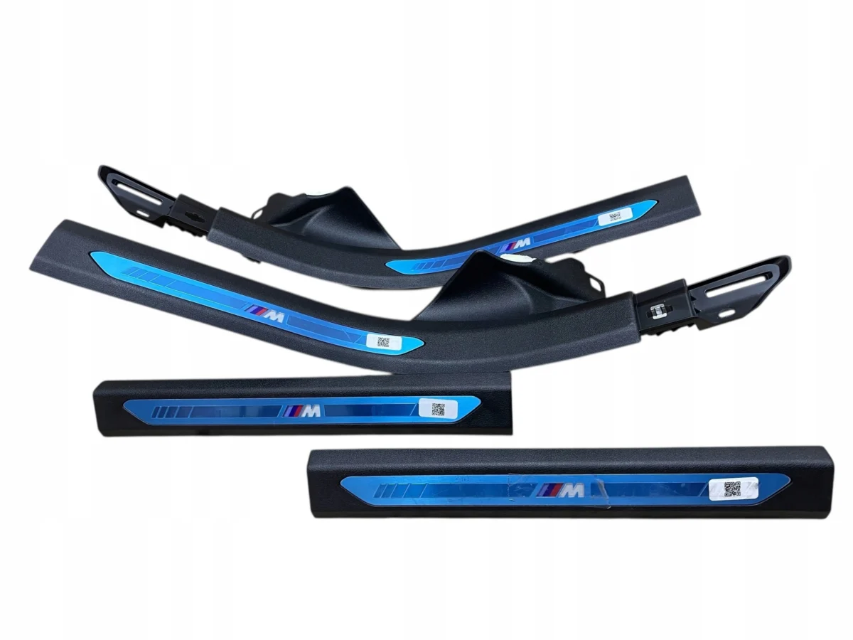 SILL COVERS LED FRONT + REAR 4 PCS SET BMW XM G09 GENUINE - Image 2
