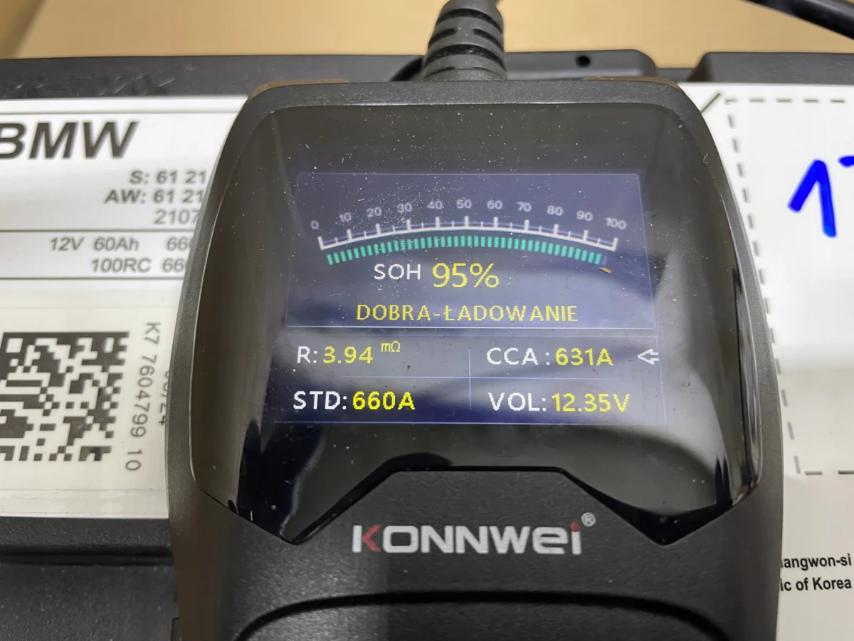 AKUMULATOR AGM START-STOP 12V 60AH 660AH BMW 2024R ORYGINAŁ - obrazek 6