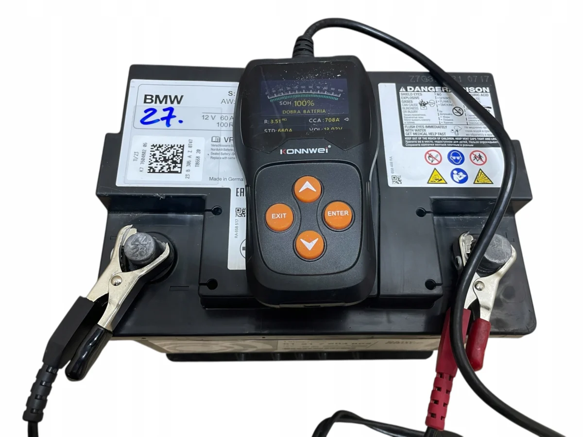 AKUMULATOR AGM START-STOP 12V 60AH 660AH BMW 2023R ORYGINAŁ - obrazek 5