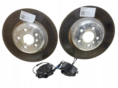 TARCZA HAMULCOWA TYŁ LEWA PRAWA 345X24 KLOCKI CZUJNIK BMW X5 G05 G06 G07