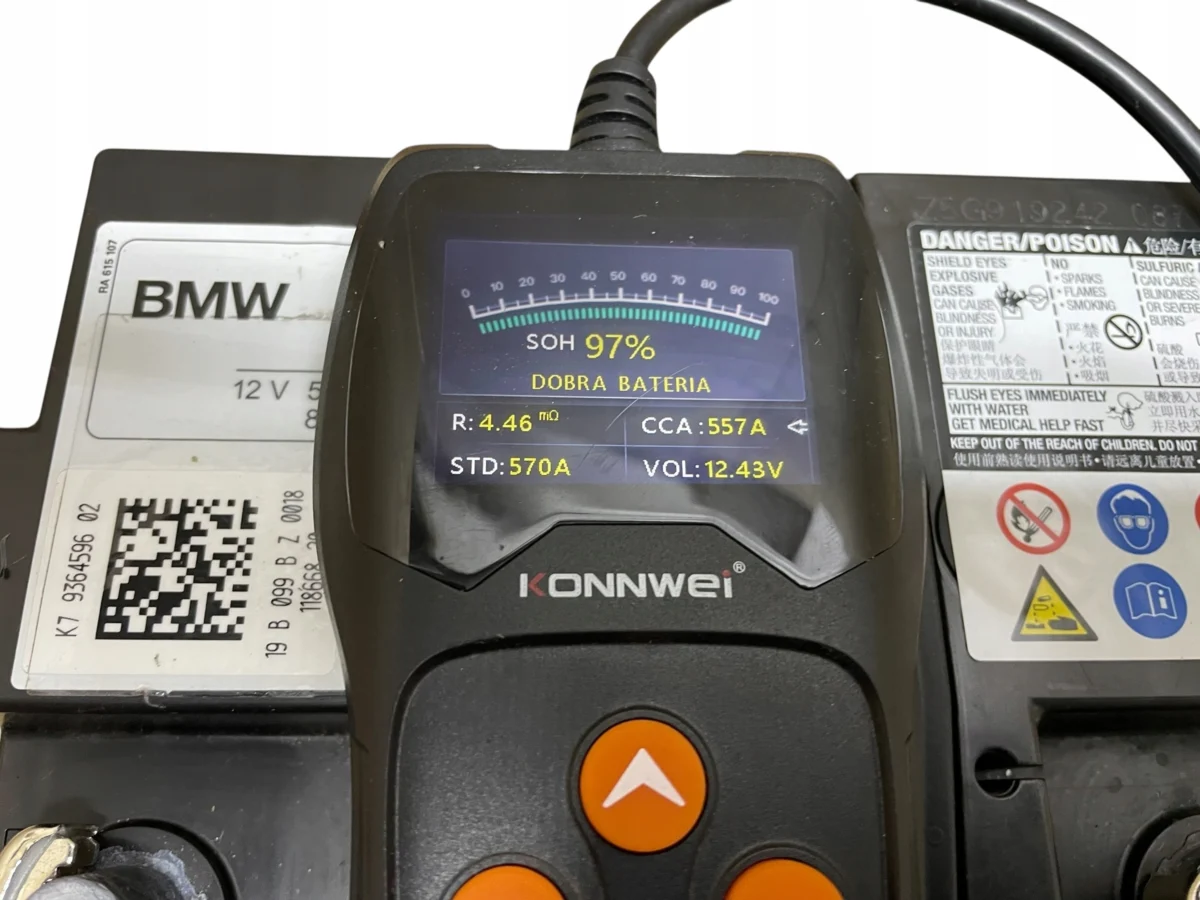 AKUMULATOR AGM START-STOP 12V 50AH 570A BMW / MINI 2019R ORYGINAŁ - obrazek 6