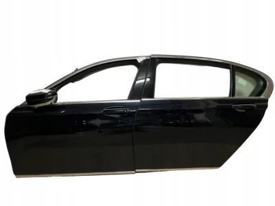 DRZWI PRZÓD + TYŁ LEWE KEYLESS KPL BMW 7 G12 LCI KOLOR 416 CARBONSCHWARZ
