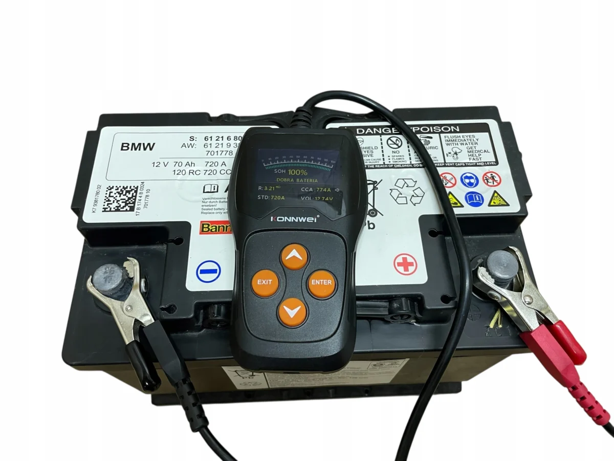 AKUMULATOR EFB BANNER 12V 70AH 720A BMW 2017R 100% ORYGINAŁ - obrazek 6