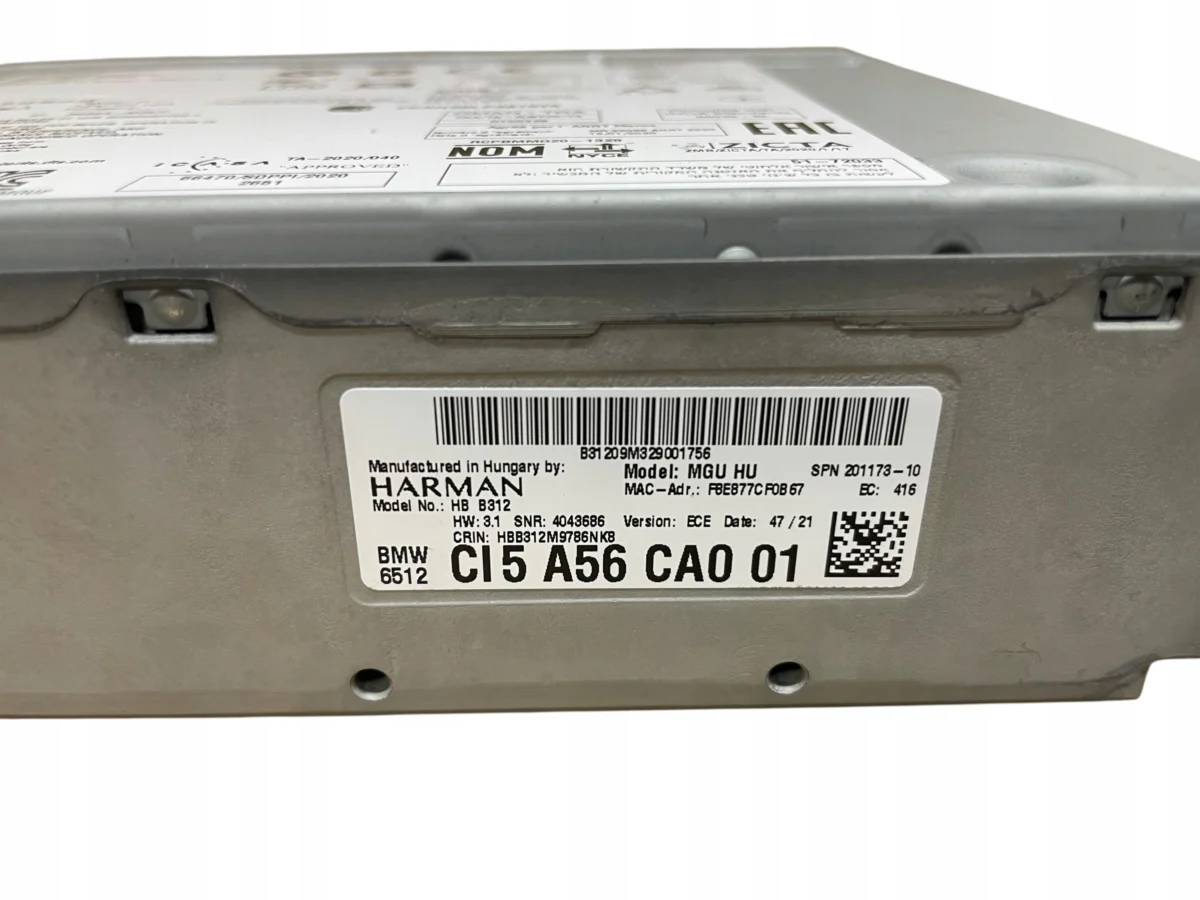 NAVIGATION MONITOR i-DRIVE RADIO PANEL COMPLETE BMW 5 G30 LCI EUROPA IDEAŁ – Bild 12