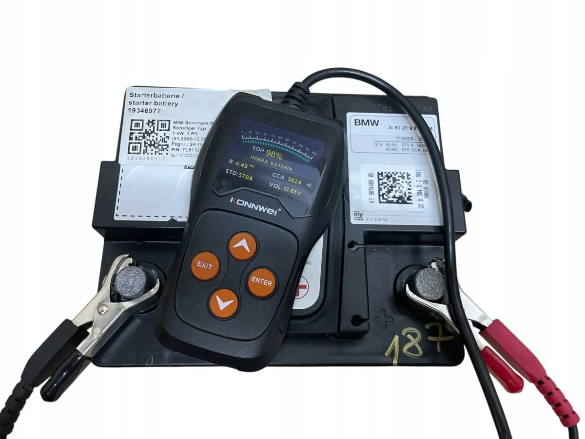 AKUMULATOR AGM START-STOP 12V 50AH 570A BMW / MINI 2022R ORYGINAŁ - obrazek 6