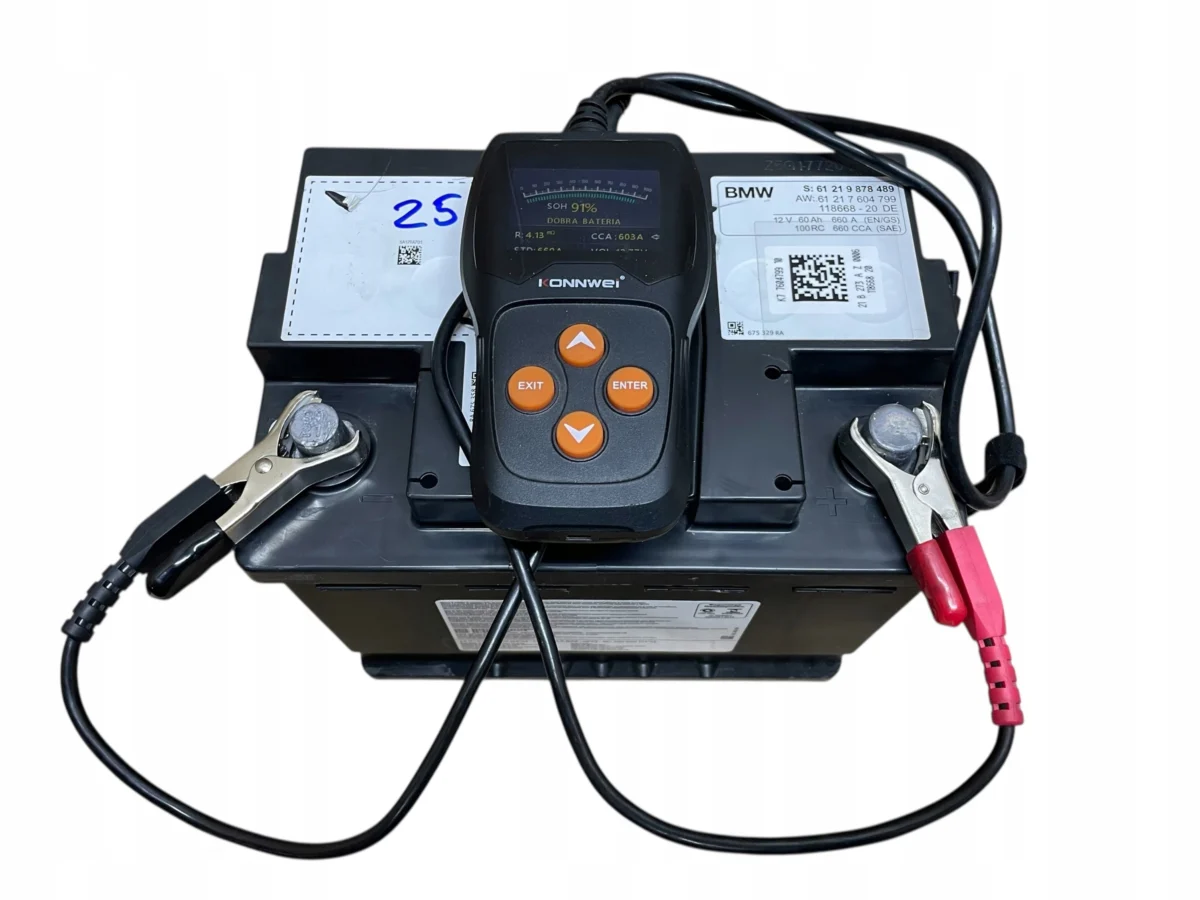 AKUMULATOR AGM START-STOP 12V 60AH 660AH BMW 2021R ORYGINAŁ - obrazek 5