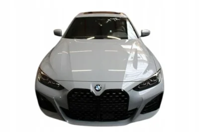 ZDERZAK PRZÓD MASKA BŁOTNIKI PAS CHŁODNICE LAMPY BLACK BMW 4 G26 M-P C4P