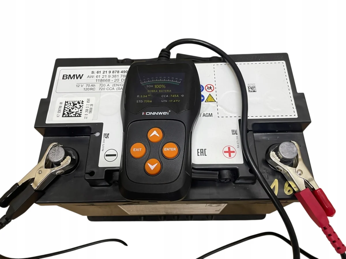 AKUMULATOR AGM START-STOP 12V 70AH 720A BMW 2022R ORYGINAŁ - obrazek 5
