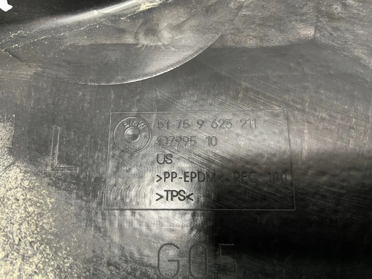 LOWER LEFT UNDERBODY COVER BMW X5 G05 LCI EXCELLENT CONDITION — изображение 3