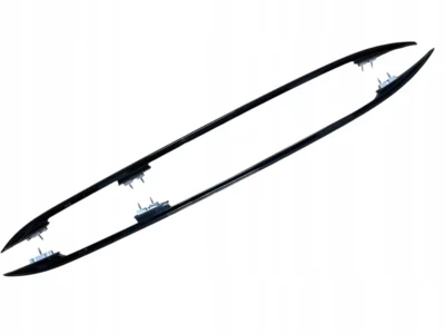 RELINGI DACHOWE LEWY + PRAWY SHADOW LINE CZARNY POŁYSK BMW X7 G07 LCI