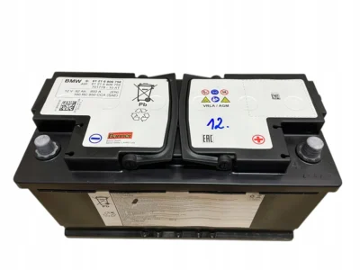 AKUMULATOR AGM BANNER START-STOP 12V 92AH 850A BMW 2022R ORYGINAŁ