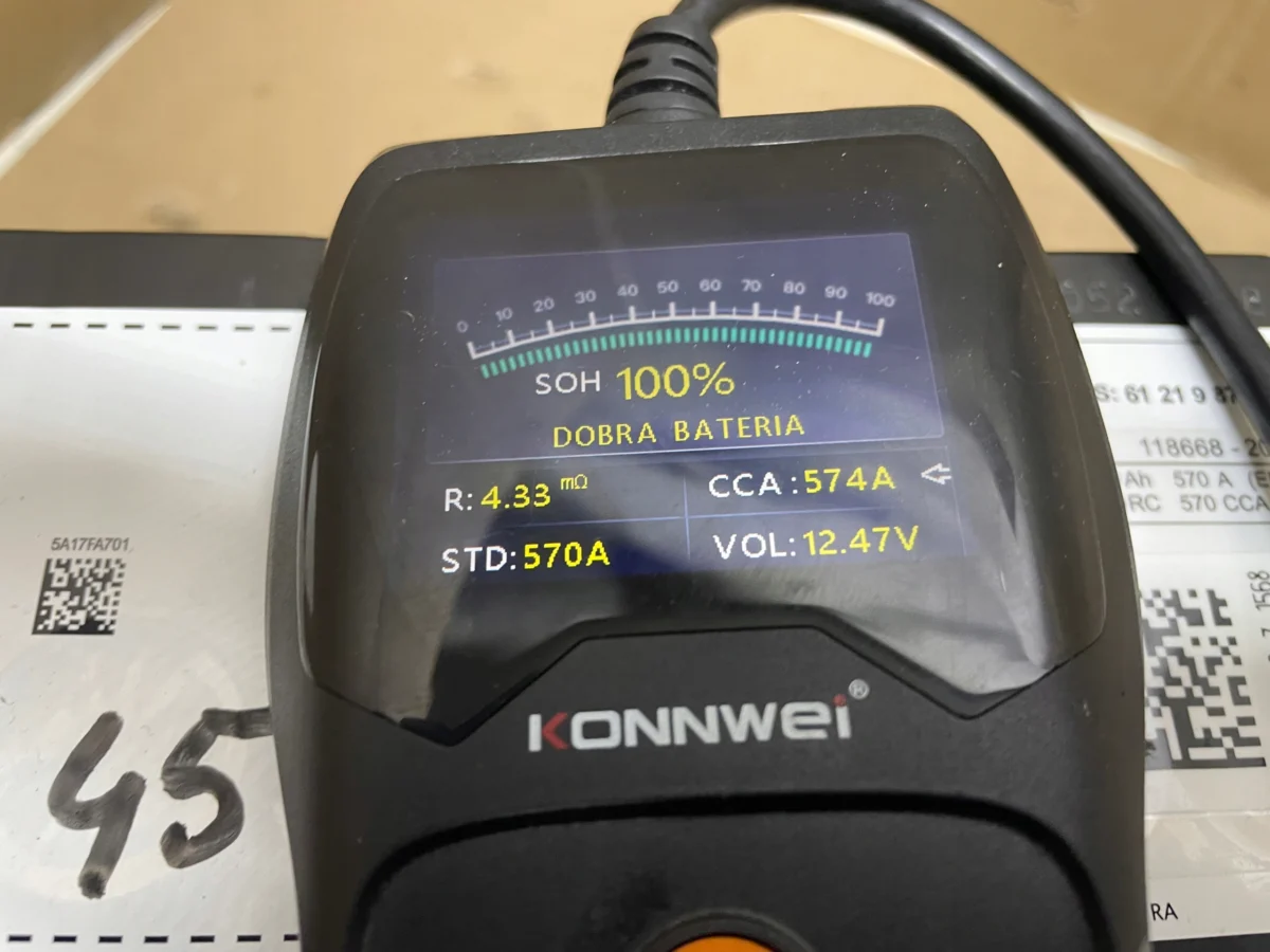 AKUMULATOR AGM START-STOP 12V 50AH 570A MINI 2022R ORYGINAŁ - obrazek 6