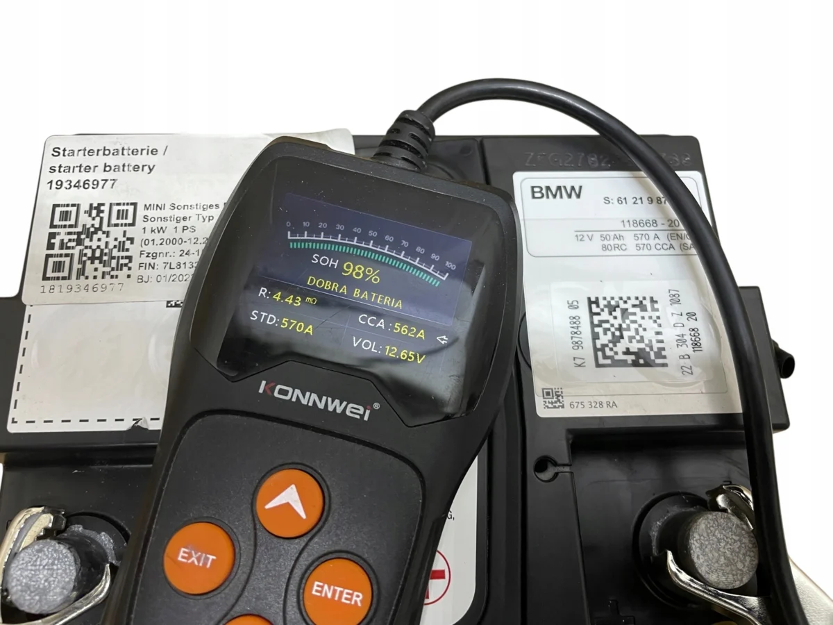 AKUMULATOR AGM START-STOP 12V 50AH 570A BMW / MINI 2022R ORYGINAŁ - obrazek 7