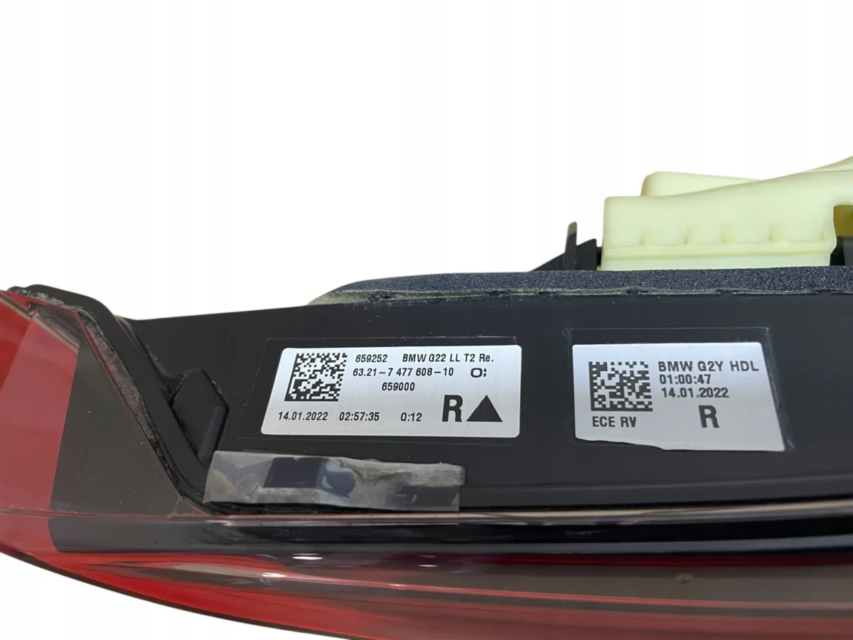 LAMPY TYŁ LED W KAROSERIĘ + W KLAPĘ BAGAŻNIKA BMW 4 G22 G23 G26 EUROPA - obrazek 12