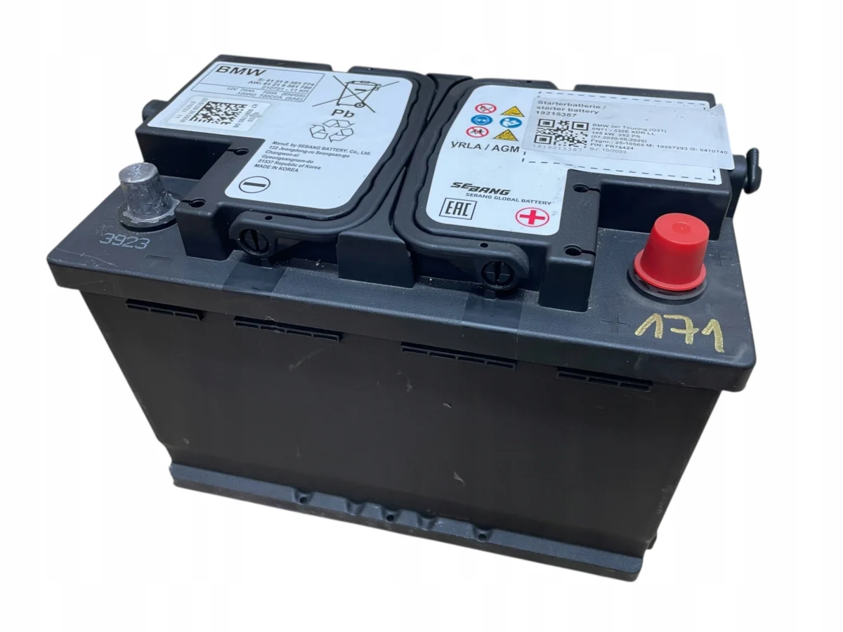 AKUMULATOR AGM START-STOP 12V 70AH 720A BMW 2023R ORYGINAŁ