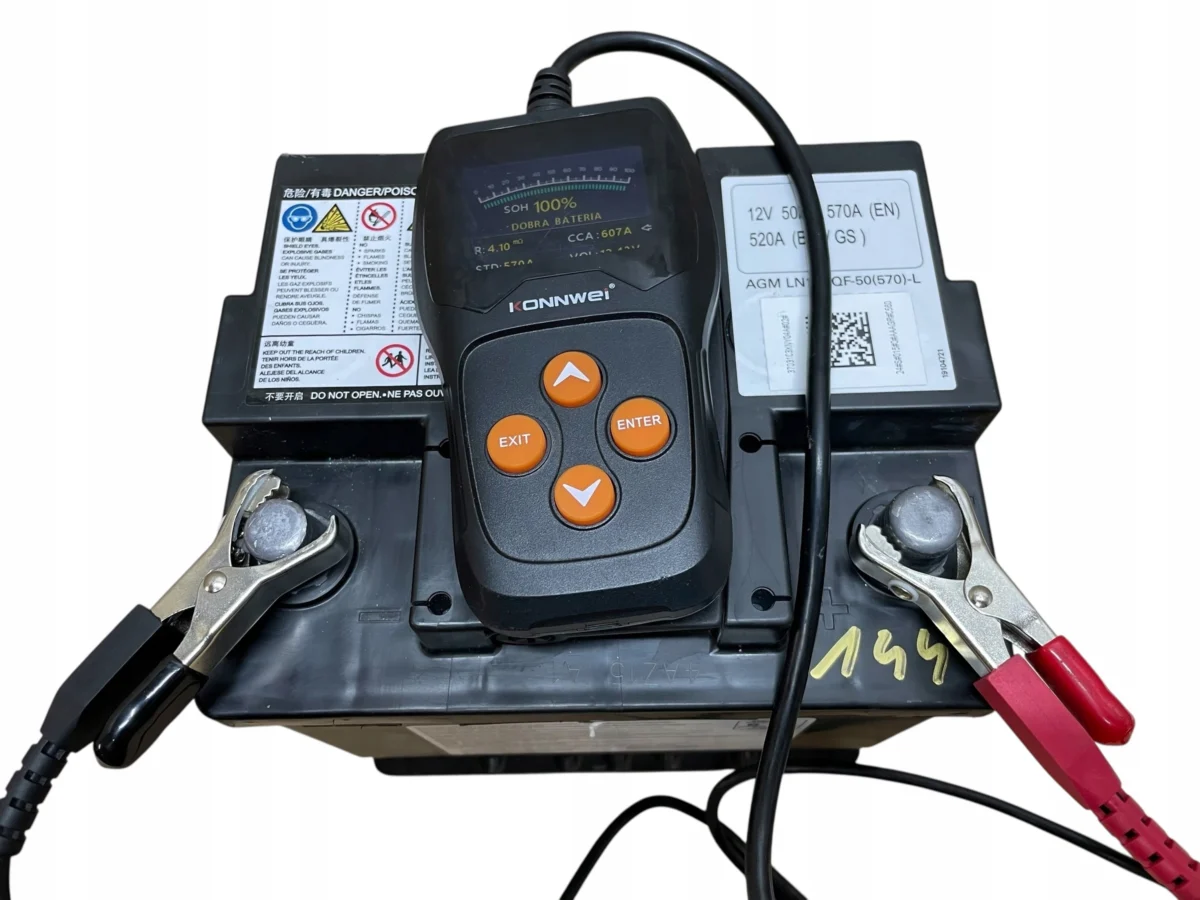 AKUMULATOR AGM START-STOP 12V 50AH 570A MINI 2024R ORYGINAŁ - obrazek 6