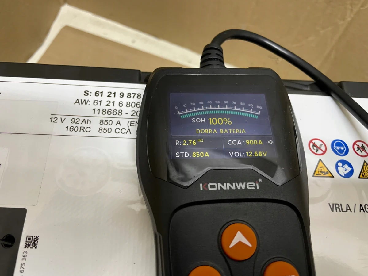 AKUMULATOR AGM START-STOP 12V 92AH 850A BMW 2022R ORYGINAŁ - obrazek 6