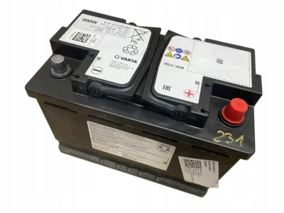 AKUMULATOR AGM START-STOP 12V 70AH 720A BMW 2022R ORYGINAŁ