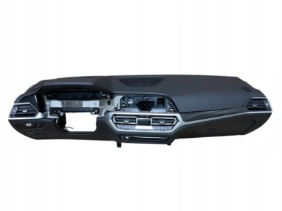 KONSOLA DESKA SKÓRA NAPPA SZARA NIĆ HEAD UP BMW 3 G20 G21 4 G22 G23 G26