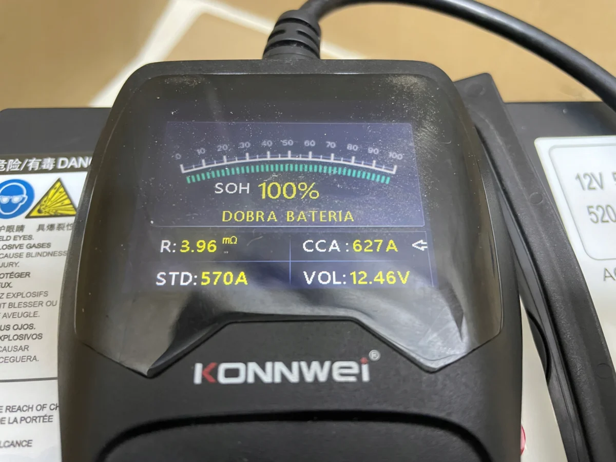 AKUMULATOR AGM START-STOP 12V 50AH 570A MINI 2023R ORYGINAŁ - obrazek 5