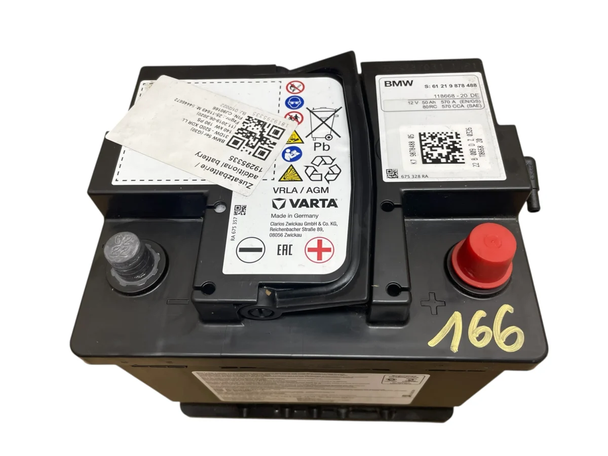 AKUMULATOR AGM START-STOP 12V 50AH 570A MINI 2022R ORYGINAŁ - obrazek 2