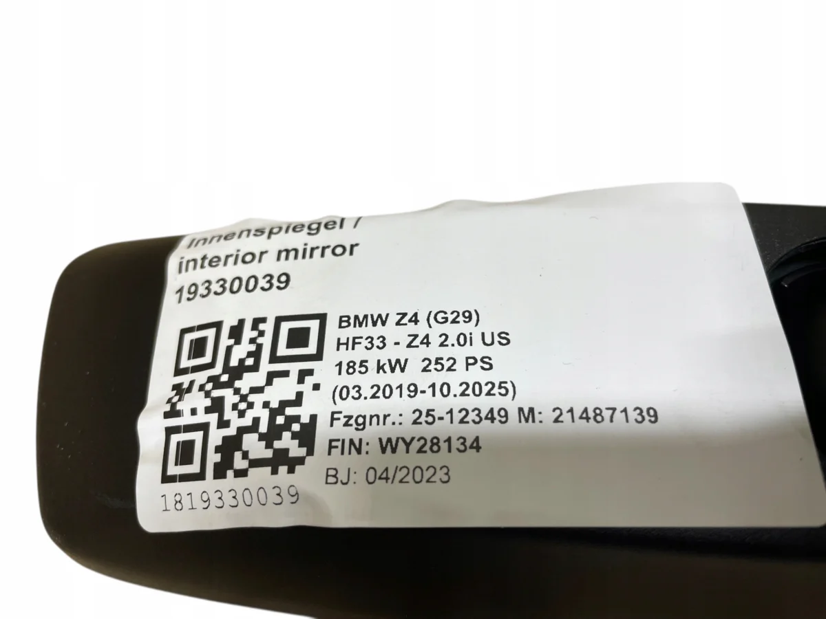 LUSTERKO WEWNĘTRZNE WSTECZNE BMW Z4 G29 3 G20 G21 - obrazek 6
