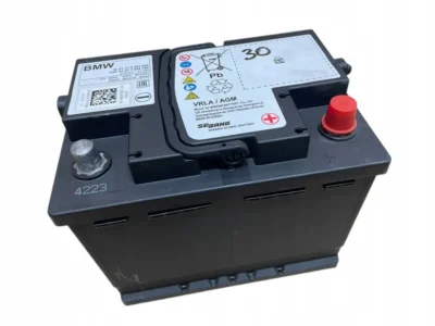 AKUMULATOR AGM START-STOP 12V 60AH 660AH BMW 2023R ORYGINAŁ