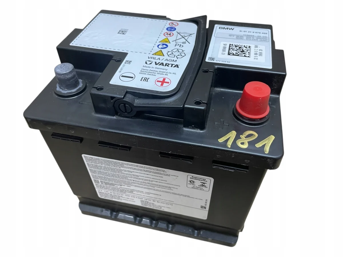 AKUMULATOR AGM START-STOP 12V 50AH 570A BMW / MINI 2022R ORYGINAŁ