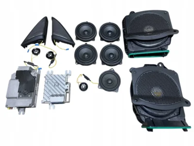 ZESTAW GŁOŚNIKÓW HARMAN / KARDON + WZMACNIACZE KOMPLET BMW 5 G30 LCI IDEAŁ