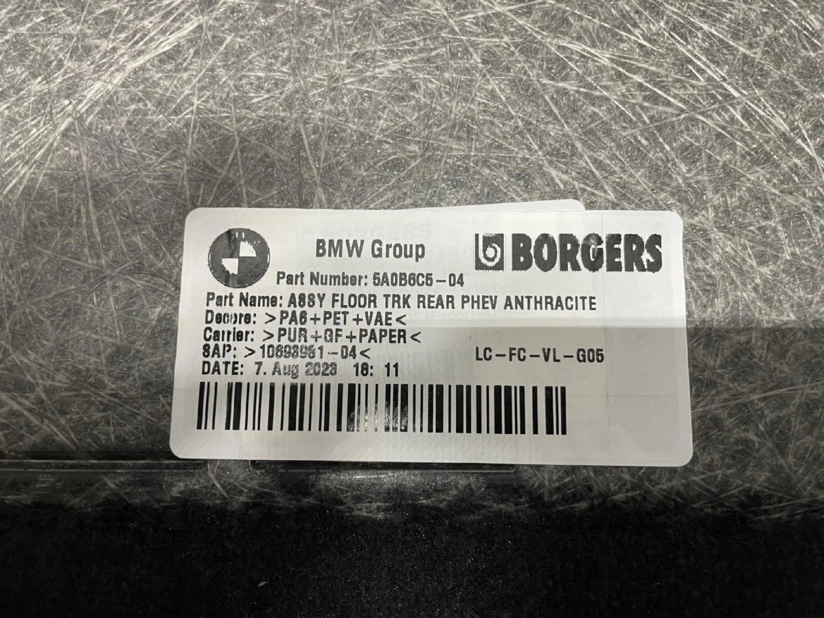 PODŁOGA WYKŁADZINA BAGAŻNIKA BMW X5 G05 LCI IDEAŁ - obrazek 5
