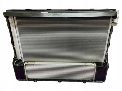 CHŁODNICE WENTYLATOR KOMPLET BMW 5 G30 G31 2.0D B47 3.0D B57 IDEAŁ