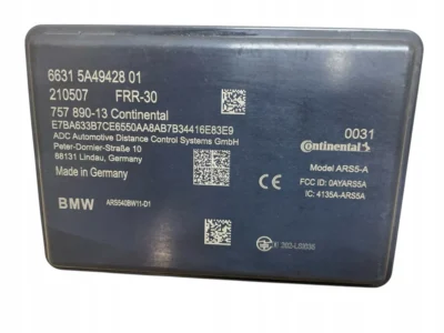 RADAR SENSOR ZDERZAKA PRZÓD FRR-30 CONTINENTAL BMW IX I20