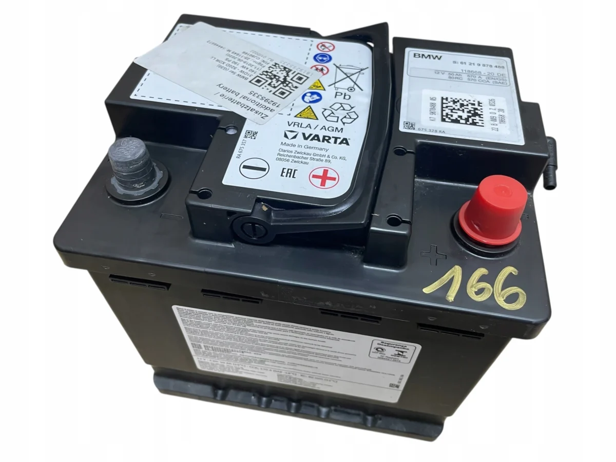 AKUMULATOR AGM START-STOP 12V 50AH 570A MINI 2022R ORYGINAŁ