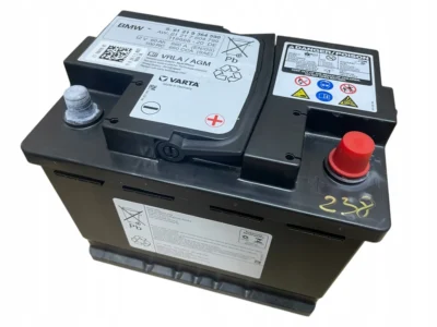 AKUMULATOR AGM START-STOP 12V 60AH 660AH BMW 2017R ORYGINAŁ