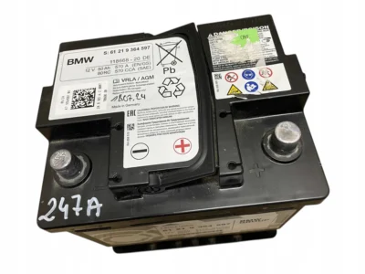 AKUMULATOR AGM START-STOP 12V 50AH 570A BMW / MINI 2024R ORYGINAŁ