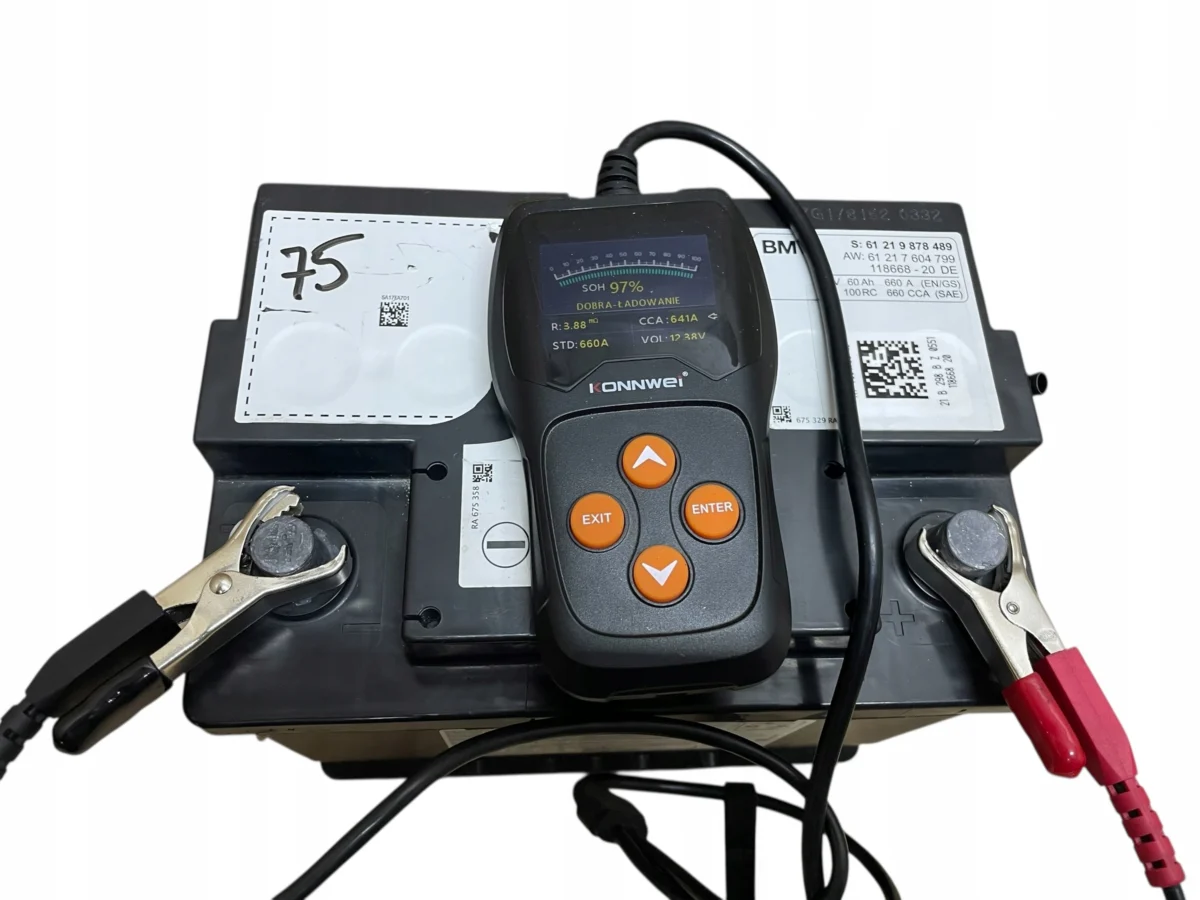 AKUMULATOR AGM START-STOP 12V 60AH 660AH BMW 2021R ORYGINAŁ - obrazek 5