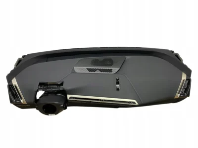 KONSOLA DESKA SKÓRA SZARA NIĆ BMW iX I20 LCI LIFT ORYGINAŁ DEMONTAŻ