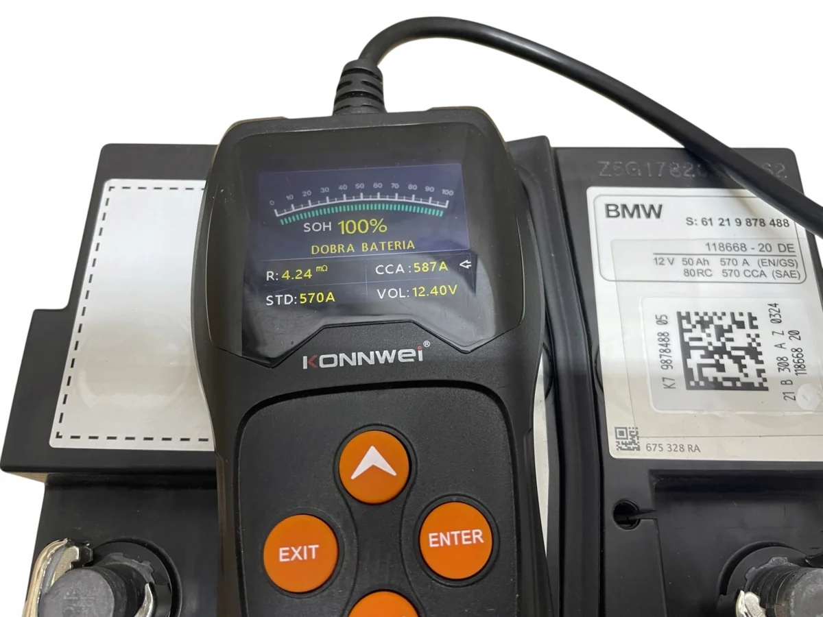 AKUMULATOR AGM START-STOP 12V 50AH 570A MINI 2021R ORYGINAŁ - obrazek 6