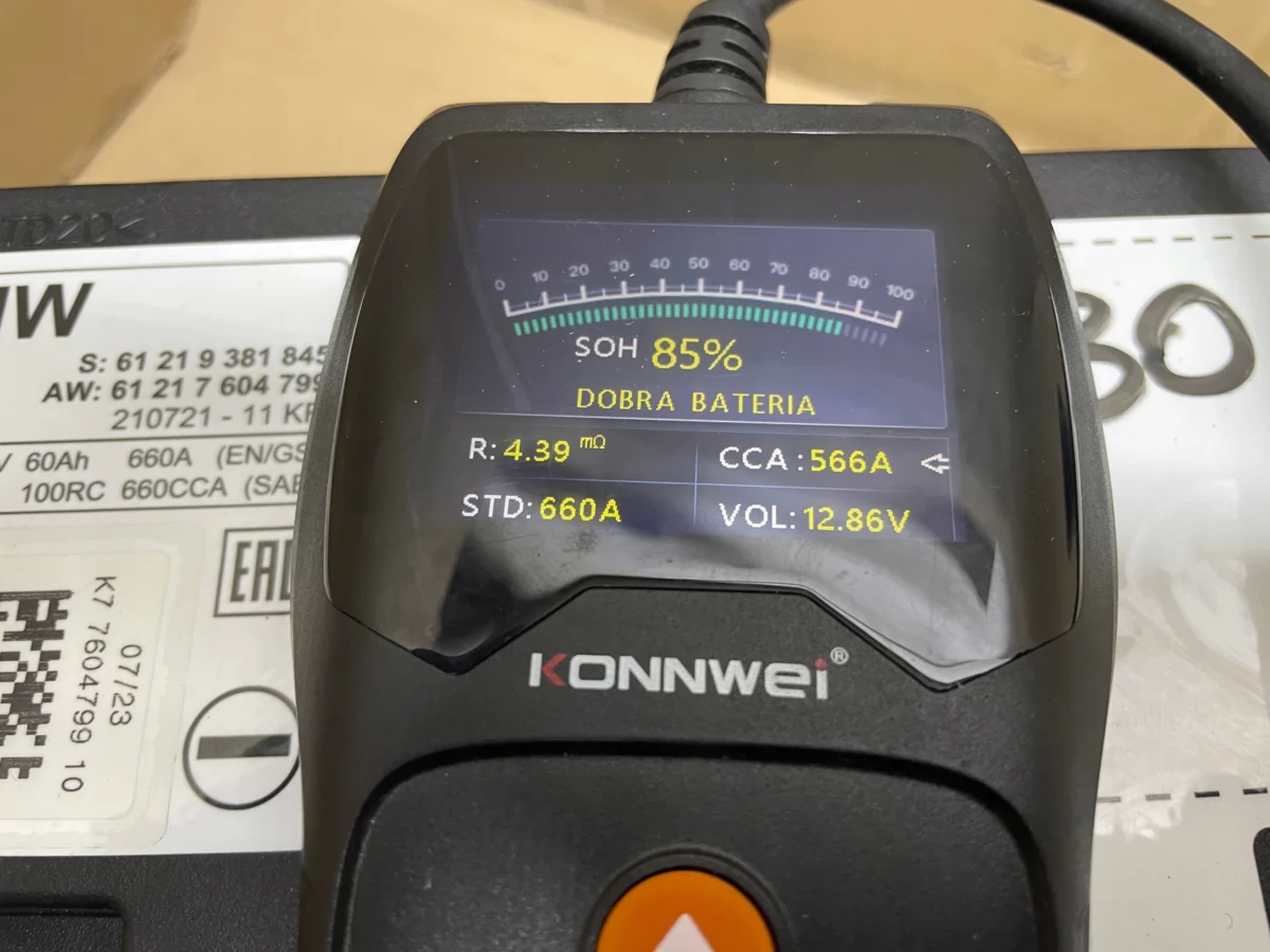 AKUMULATOR AGM START-STOP 12V 60AH 660AH BMW 2023R ORYGINAŁ - obrazek 6